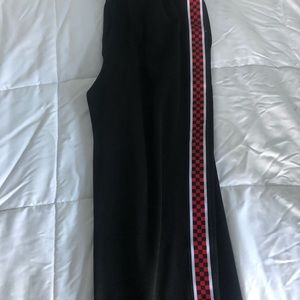 Racer striped joggers